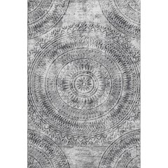 Premium Machine Washable Mayfield  Gray 9' x 12' Rug