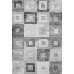 Premium Machine Washable Mayfield AMF1142 Gray 9' x 12' Rug
