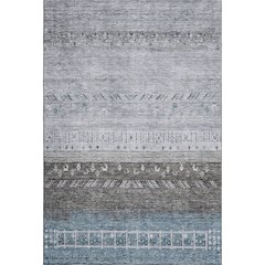 Premium Machine Washable Mayfield AMF1147 Blue 9' x 12' Rug