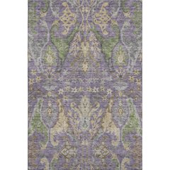 Premium Machine Washable Mayfield AMF1153 Purple 9' x 12' Rug