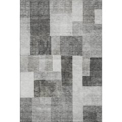 Premium Machine Washable Mayfield AMF1190 Pewter 9' x 12' Rug
