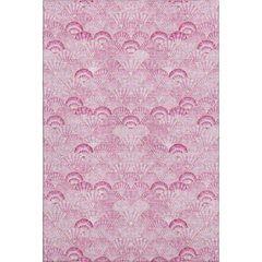 Premium Machine Washable Mayfield  Pink 9' x 12' Rug