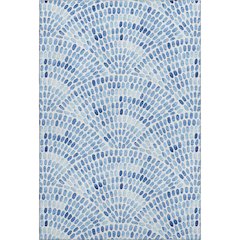 Premium Machine Washable Mayfield  Blue 9' x 12' Rug
