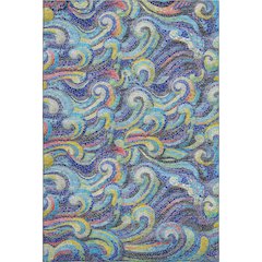 Premium Machine Washable Mayfield  Ocean 9' x 12' Rug