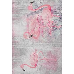 Premium Machine Washable Mayfield  Pink 9' x 12' Rug