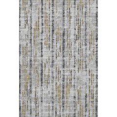 Premium Machine Washable Mayfield  Silver 9' x 12' Rug