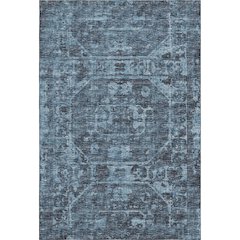 Premium Machine Washable Mayfield  Navy 9' x 12' Rug