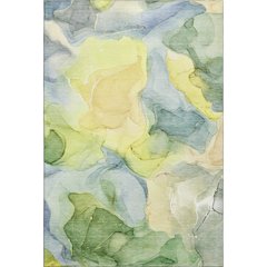 Premium Machine Washable Mayfield  Yellow 9' x 12' Rug