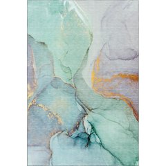 Premium Machine Washable Mayfield  Teal 9' x 12' Rug