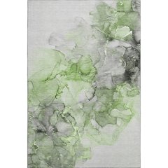 Premium Machine Washable Mayfield  Green 9' x 12' Rug