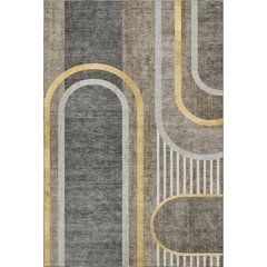 Premium Machine Washable Mayfield  Taupe 9' x 12' Rug