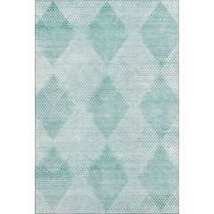 Premium Machine Washable Mayfield  Teal 9' x 12' Rug