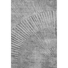 Premium Machine Washable Mayfield  Gray 9' x 12' Rug