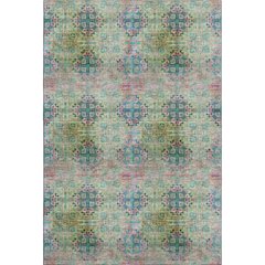 Premium Machine Washable Mayfield  Green 9' x 12' Rug