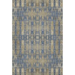 Premium Machine Washable Mayfield  Blue 9' x 12' Rug