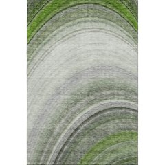 Premium Machine Washable Mayfield  Green 9' x 12' Rug
