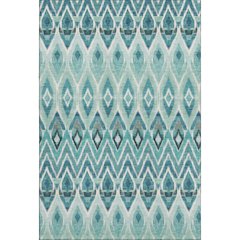 Premium Machine Washable Mayfield  Teal 9' x 12' Rug