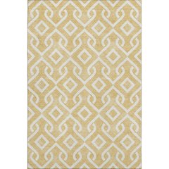 Premium Machine Washable Mayfield  Gold 9' x 12' Rug