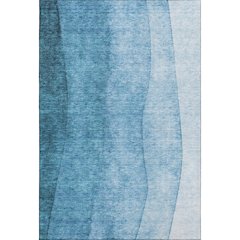 Premium Machine Washable Mayfield  Teal 9' x 12' Rug