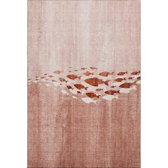 Premium Machine Washable Mayfield  Terracotta 9' x 12' Rug