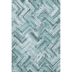 Premium Machine Washable Mayfield  Teal 9' x 12' Rug