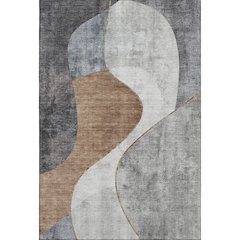 Premium Machine Washable Mayfield  Gray 9' x 12' Rug