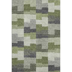 Premium Machine Washable Mayfield AMF659 Olive 9' x 12' Rug