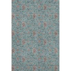 Premium Machine Washable Mayfield AMF660 Teal 9' x 12' Rug