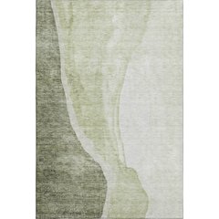 Premium Machine Washable Mayfield AMF667 Olive 9' x 12' Rug