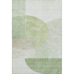 Premium Machine Washable Mayfield AMF678 Olive 9' x 12' Rug