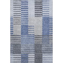 Premium Machine Washable Mayfield AMF687 Blue 9' x 12' Rug