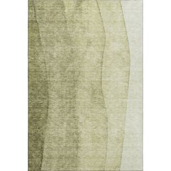 Premium Machine Washable Mayfield AMF690 Olive 9' x 12' Rug