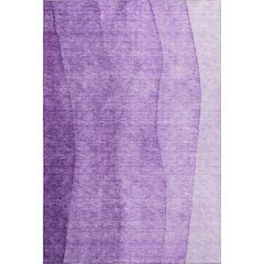 Premium Machine Washable Mayfield AMF690 Purple 9' x 12' Rug