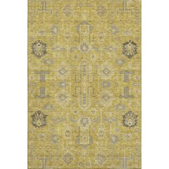 Premium Machine Washable Mayfield AMF697 Gold 9' x 12' Rug