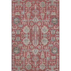 Premium Machine Washable Mayfield AMF697 Red 9' x 12' Rug