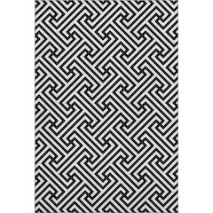 Premium Machine Washable Mayfield AMF731 Black 9' x 12' Rug