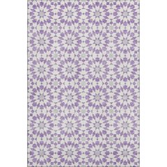 Premium Machine Washable Mayfield AMF734 Lavender 9' x 12' Rug
