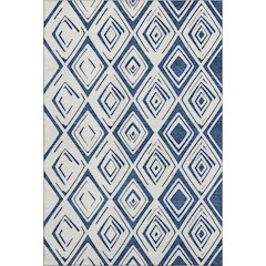Premium Machine Washable Mayfield AMF737 Navy 9' x 12' Rug