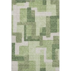 Premium Machine Washable Mayfield AMF740 Green 9' x 12' Rug