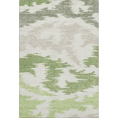 Premium Machine Washable Mayfield AMF746 Green 9' x 12' Rug