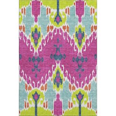 Premium Machine Washable Mayfield AMF748 Pink 9' x 12' Rug