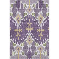 Premium Machine Washable Mayfield AMF748 Purple 9' x 12' Rug