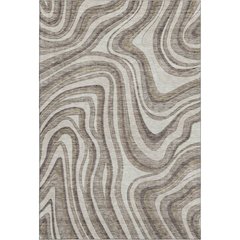 Premium Machine Washable Mayfield AMF756 Brown 9' x 12' Rug