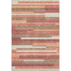 Premium Machine Washable Mayfield AMF766 Coral 9' x 12' Rug