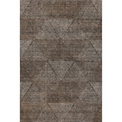 Premium Machine Washable Mayfield AMF777 Brown 9' x 12' Rug
