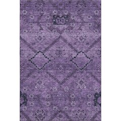 Premium Machine Washable Mayfield AMF842 Eggplant 9' x 12' Rug