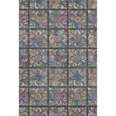 Premium Machine Washable Mayfield AMF852 Black 9' x 12' Rug