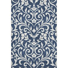 Premium Machine Washable Mayfield AMF875 Navy 9' x 12' Rug