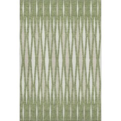 Premium Machine Washable Mayfield AMF881 Green 9' x 12' Rug