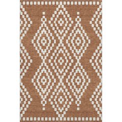 Premium Machine Washable Mayfield AMF891 Terracotta 9' x 12' Rug